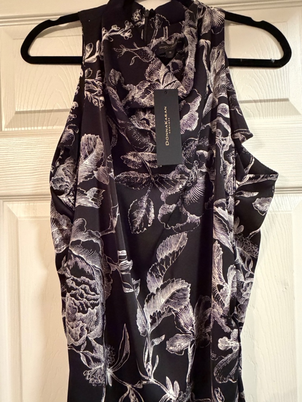 Donna Karen New York NWT Asymmetrical Dress Size 16 - Picture 5 of 7
